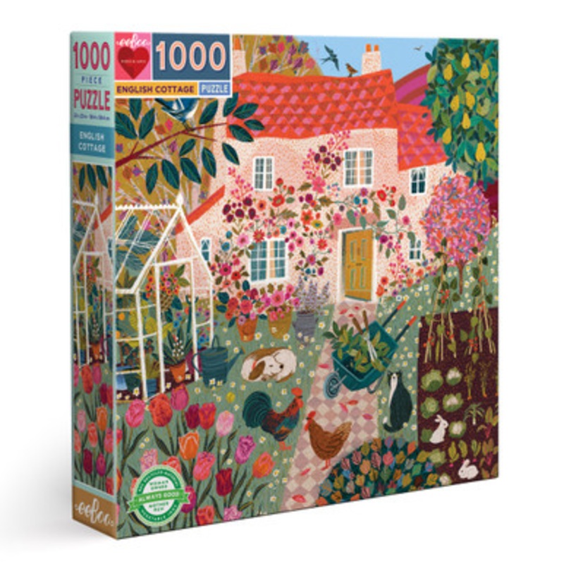 eeBoo 1000pc – English Cottage Puzzle
