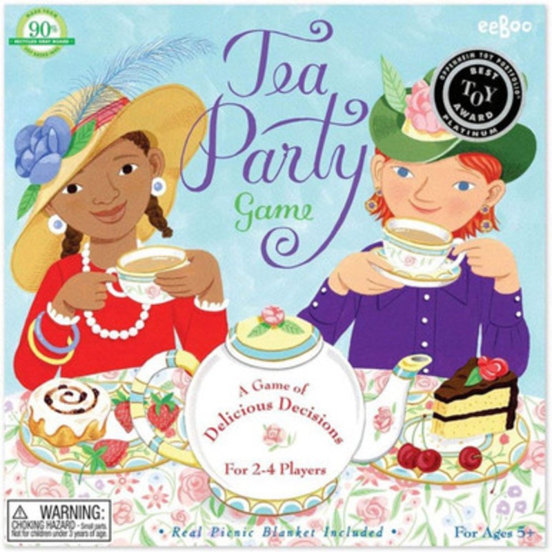 eeBoo – Tea Party Spinner Board Game