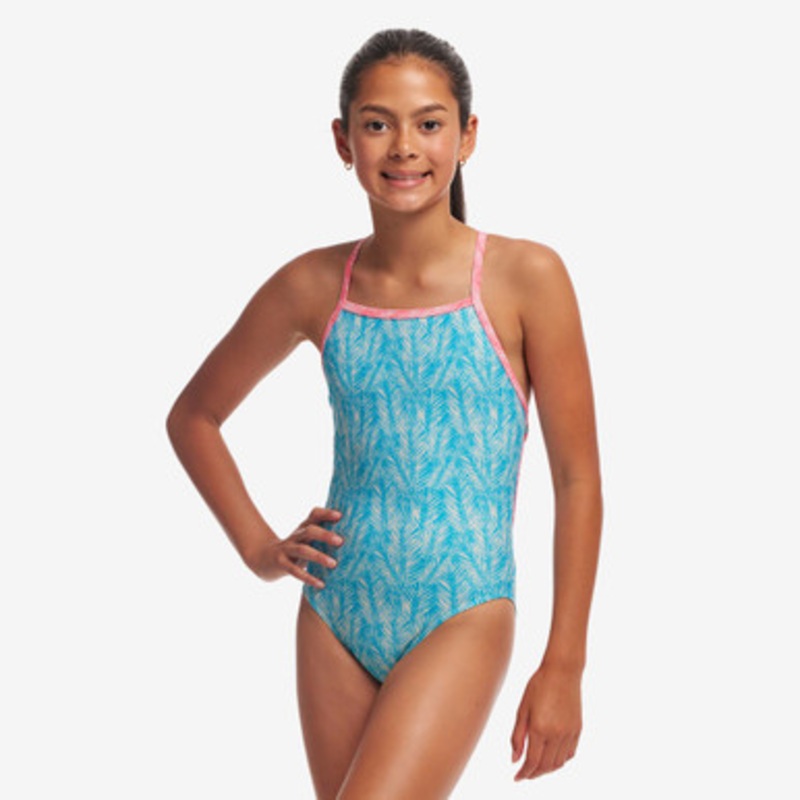Funkita – Tie Me Tight One Piece Swimmers – Palm Star
