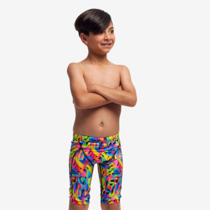 Funky Trunks – Miniman Toddler Boy’s Jammers – Colour Funk