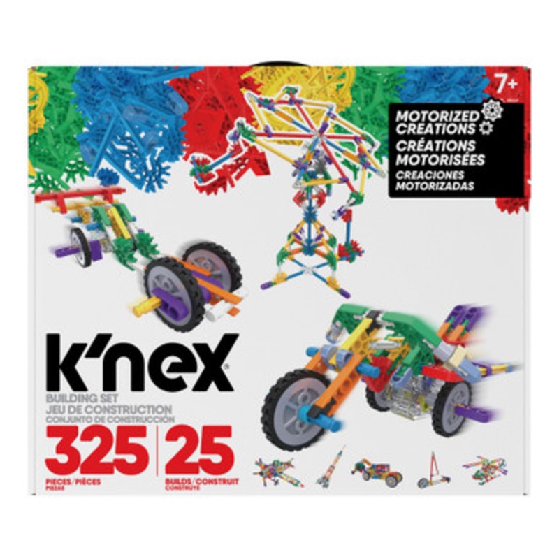 K’Nex – Motorized Creations 325 pieces, 25 builds