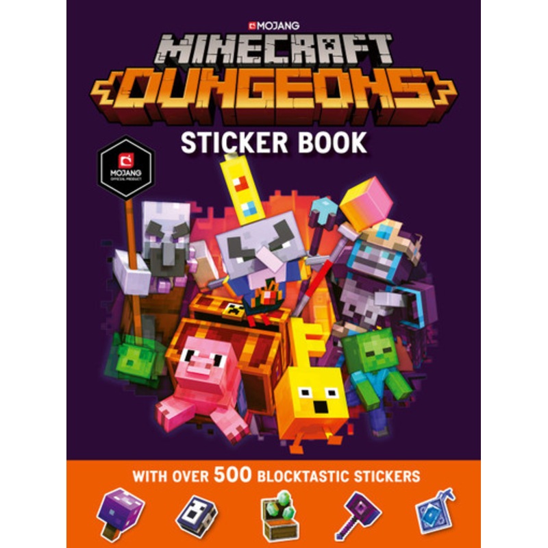 Minecraft Dungeons Sticker Book