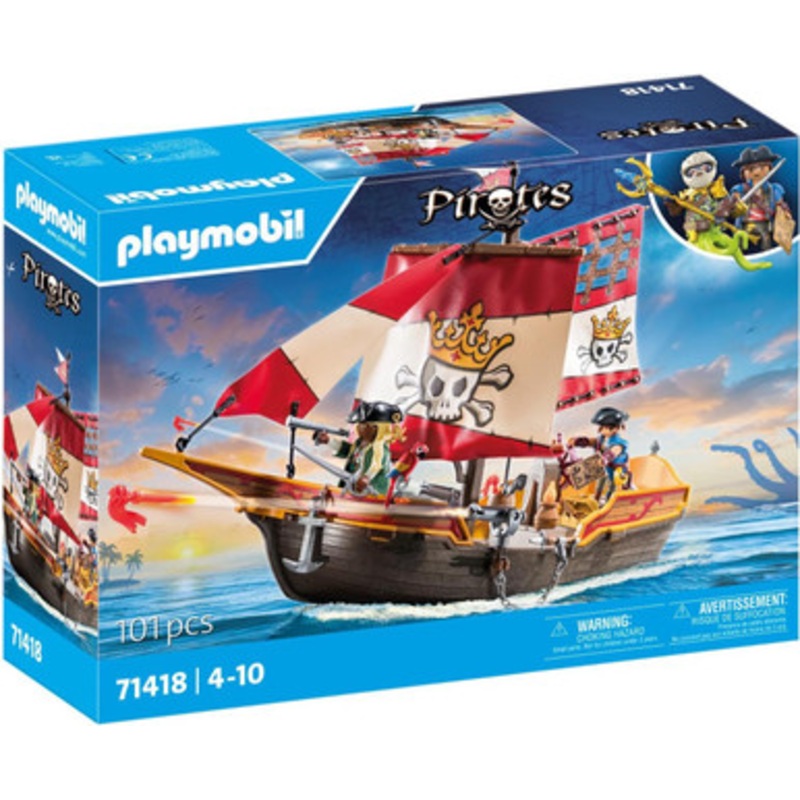 Playmobil Pirates – Small Pirate Ship 71418