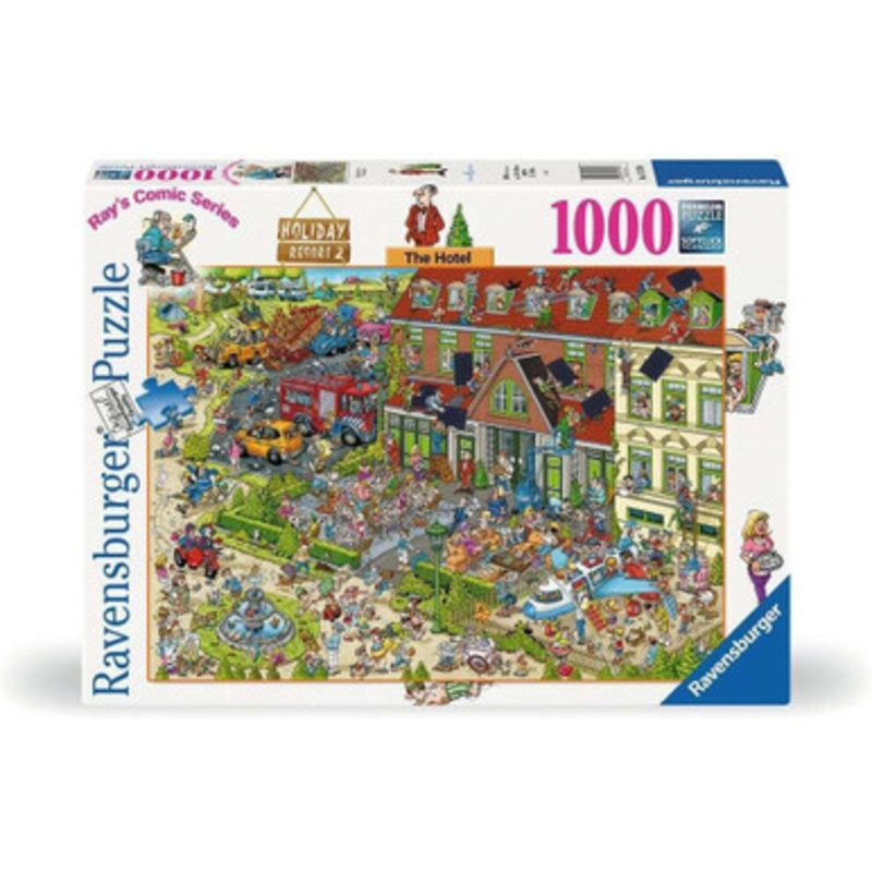 Ravensburger 1000pc – Holiday Resort 2 – The Hotel Puzzle Puzzle