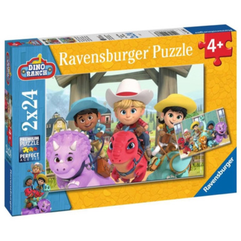 Ravensburger 2x24pc – Dino Ranch Friendship Puzzle