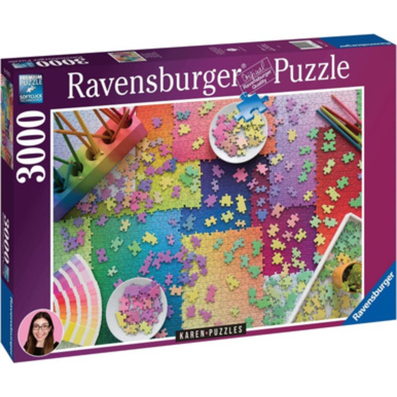 Ravensburger 3000pc – Puzzles on Puzzles Puzzle