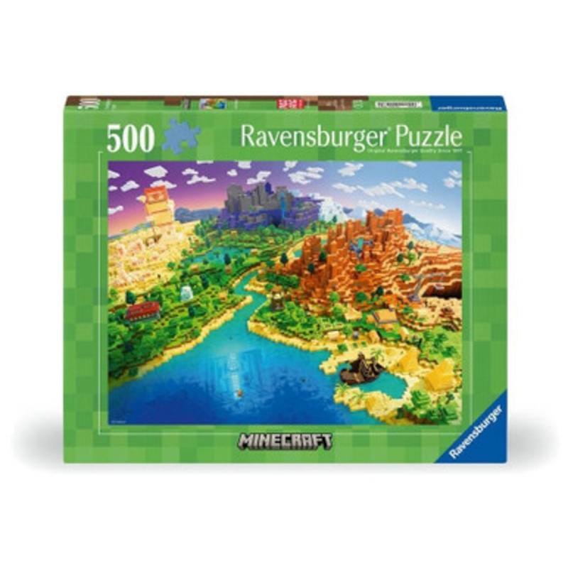 Ravensburger 500pc – World Of Minecraft
