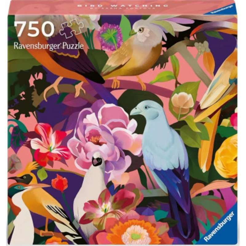 Ravensburger 750pc – Bird Watching Art & Soul Square Puzzle