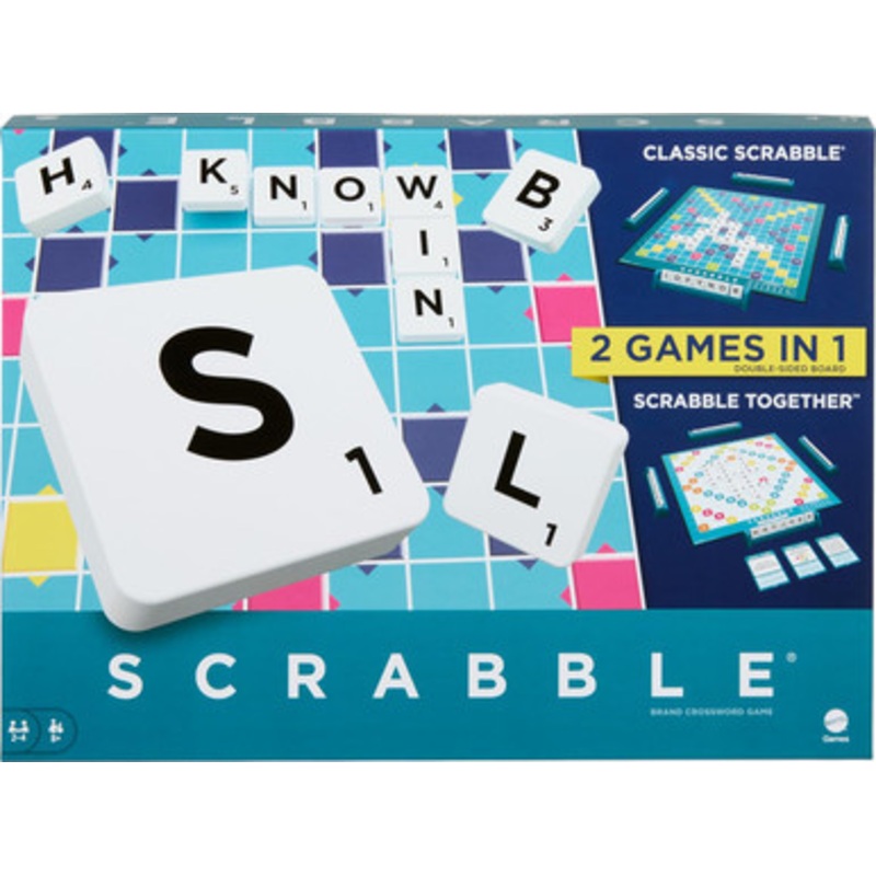 Scrabble Board Game – Double Sided Board