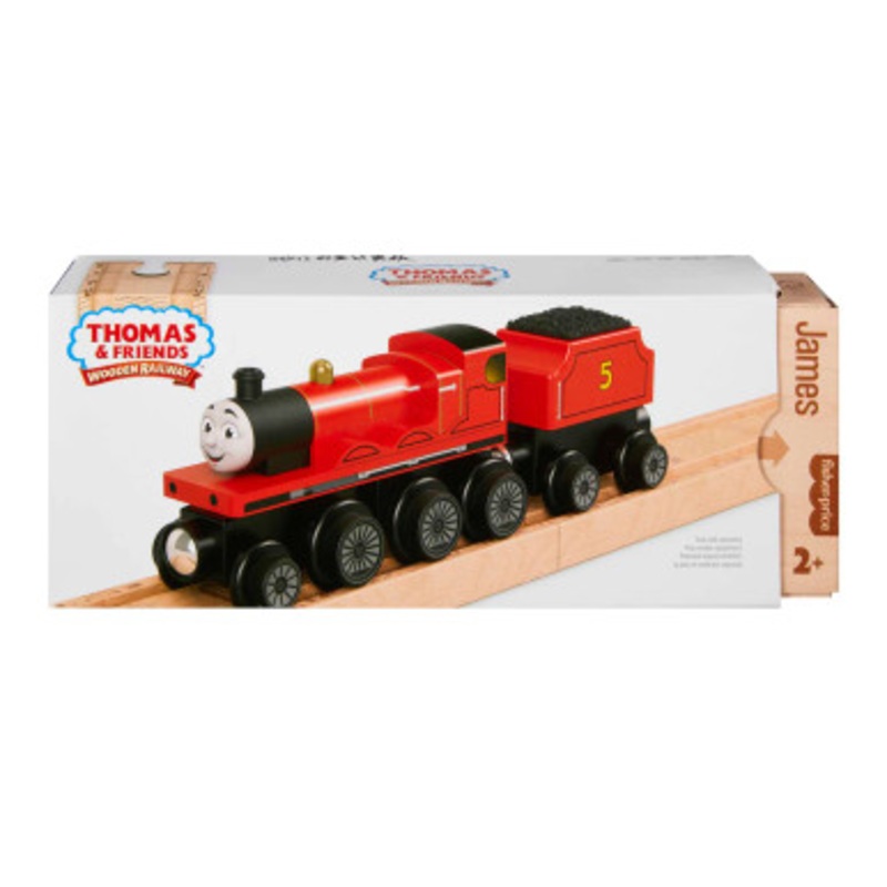 Thomas & Friends Wooden Railway – James Engine and Coal-Car