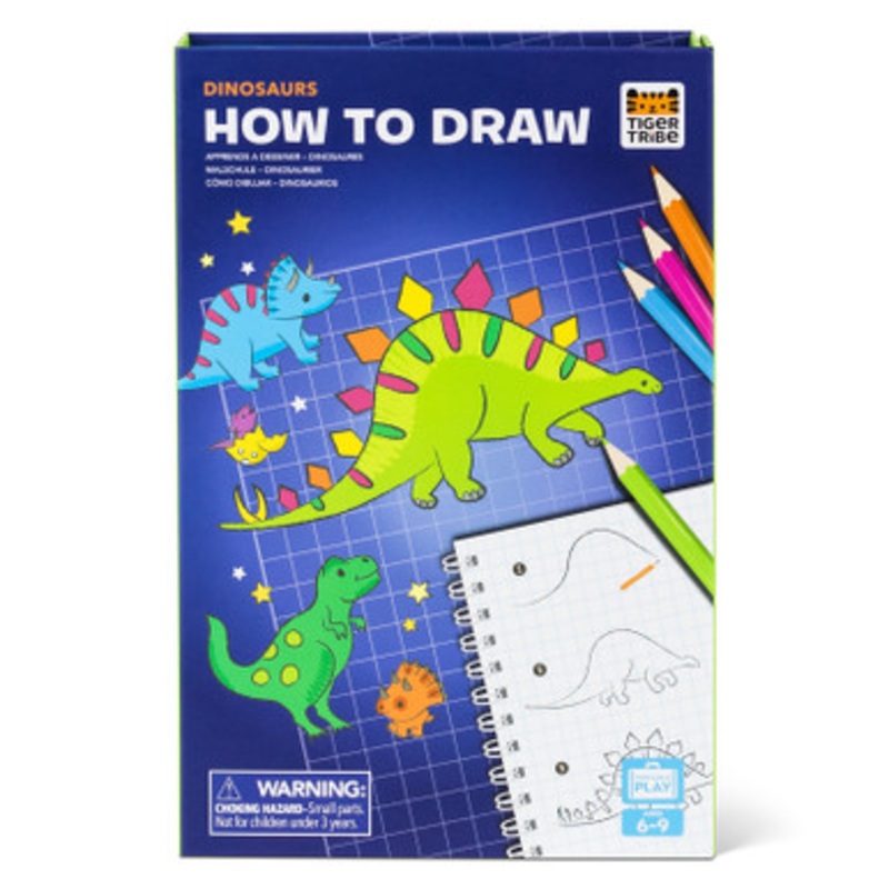 Tiger Tribe How To Draw – Dinosaurs