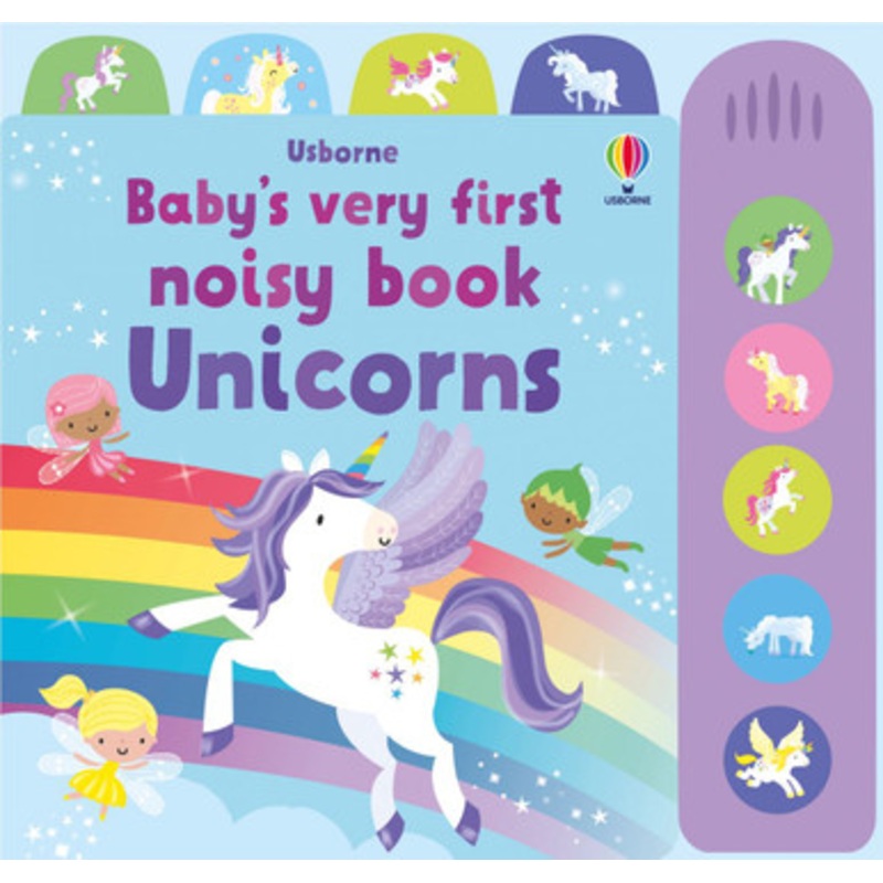 Usborne – Baby’s Very First Noisy Unicorns Board Book