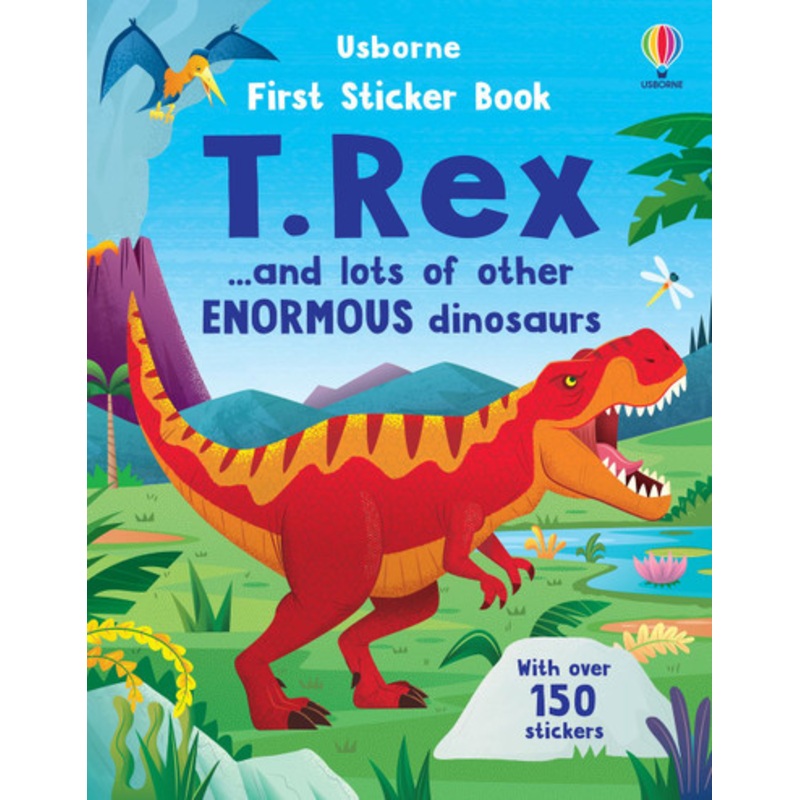 Usborne – First Sticker Book – T. Rex and Other Enormous Dinosaurs