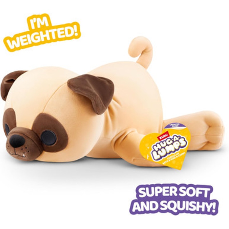 ZURU – Hug-a-Lumps Weighted Plush 1.5kg – Olly the Pug