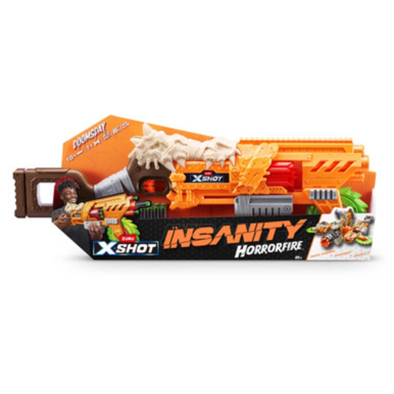 Zuru XSHOT Horror Fire Doomsday 16 Dart Blaster