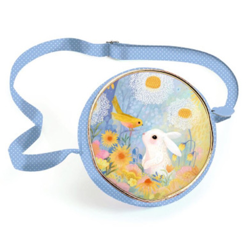 Djeco – White Rabbit Round Handbag