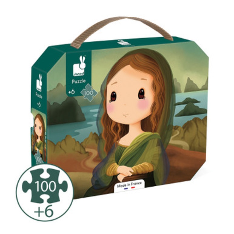 Janod – Inspired By Leonardo Da Vinci Puzzle 100pc