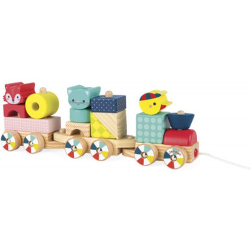 Janod – Wooden Stacking Train