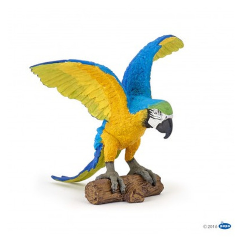 Papo –  Blue Ara Parrot Figurine