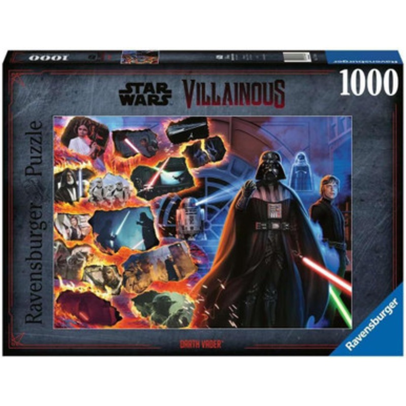 Ravensburger 1000pc – Star Wars Villainous: Darth Vader Puzzle