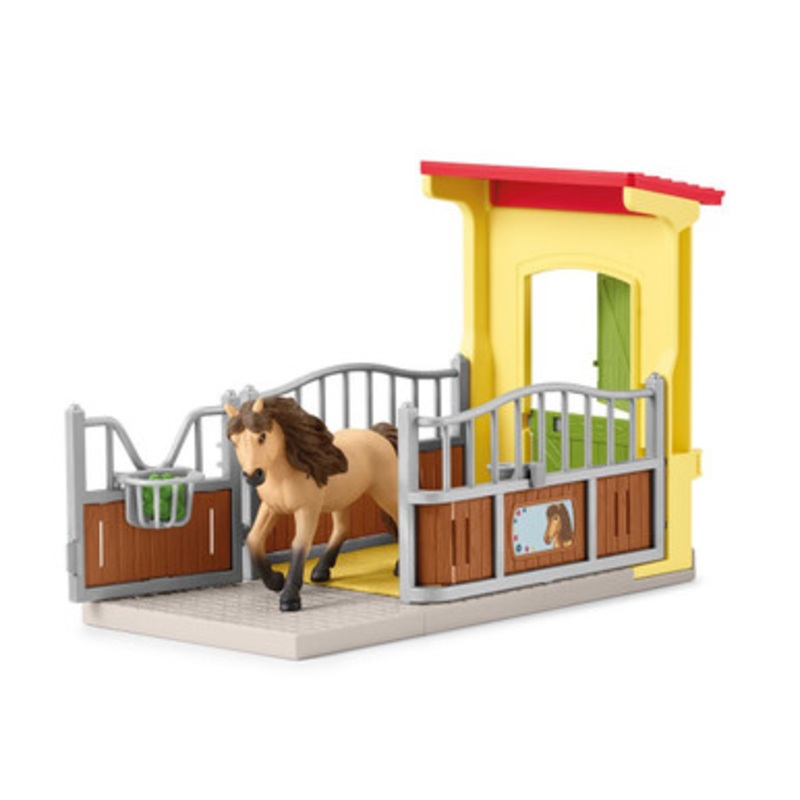 Schleich Farm Life – Pony Box with Iceland Pony Stallion 42609