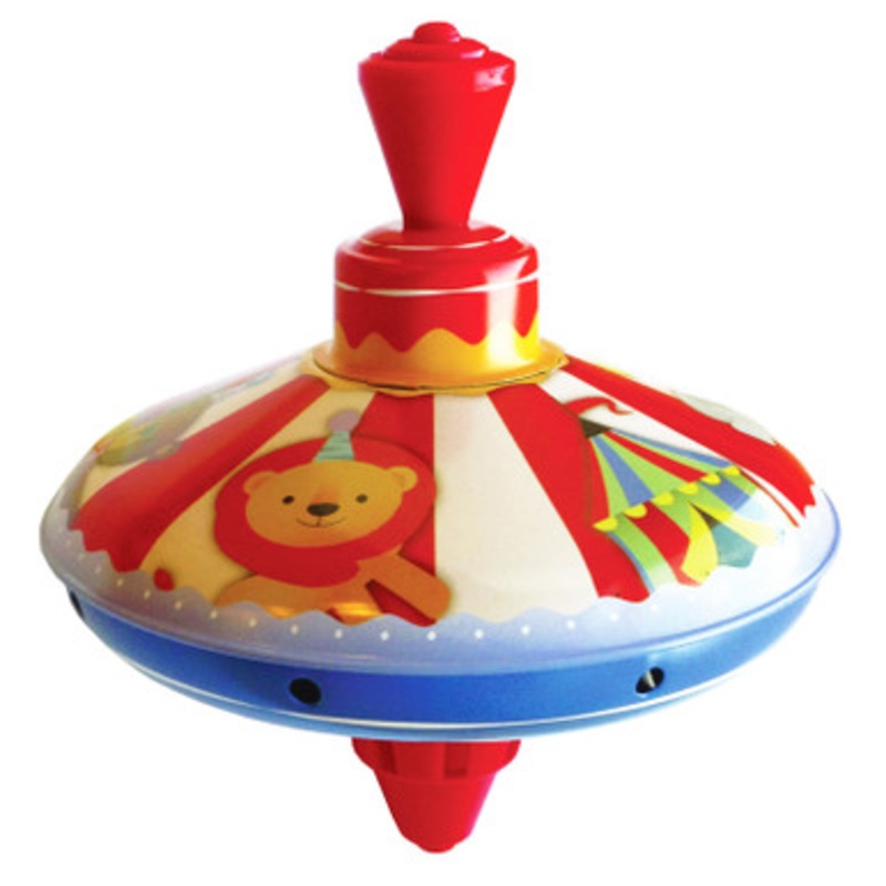 Svoora – Humming Metal Spinning Top – Circus 12.5cm