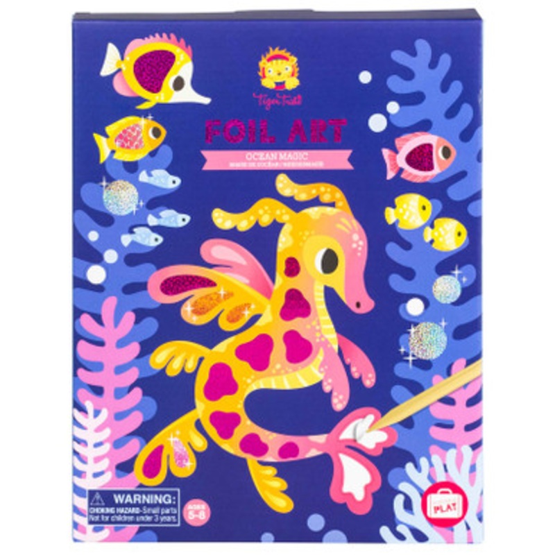 Tiger Tribe Foil Art – Ocean Magic