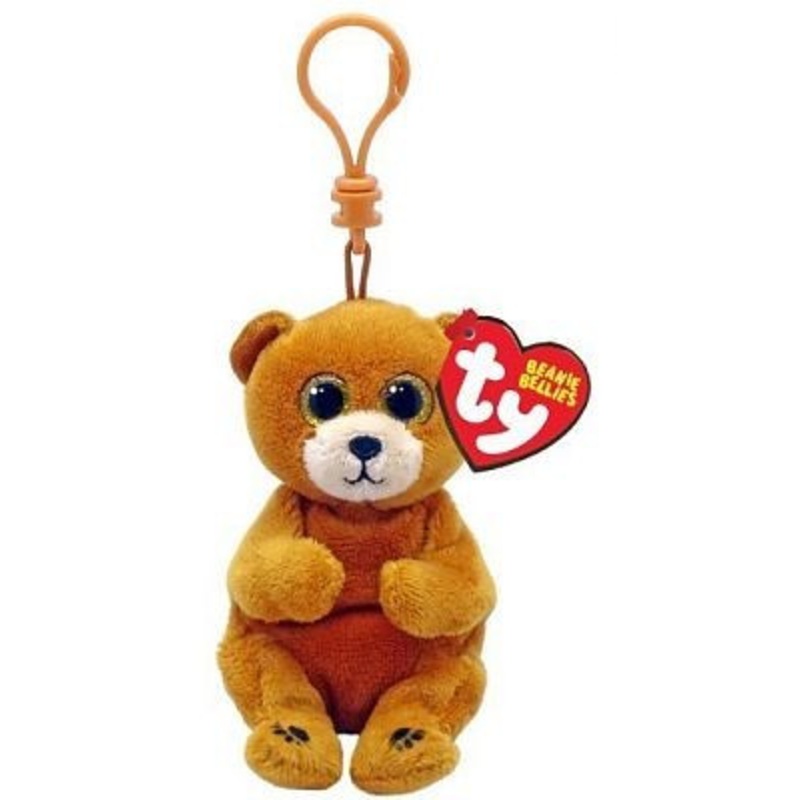 TY Beanie Bellies Clip – Duncan the Bear