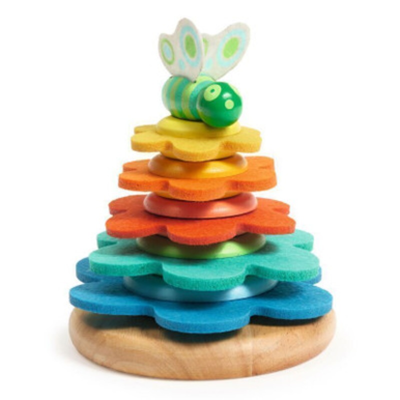 Djeco – Butterflower Colourful Stacker
