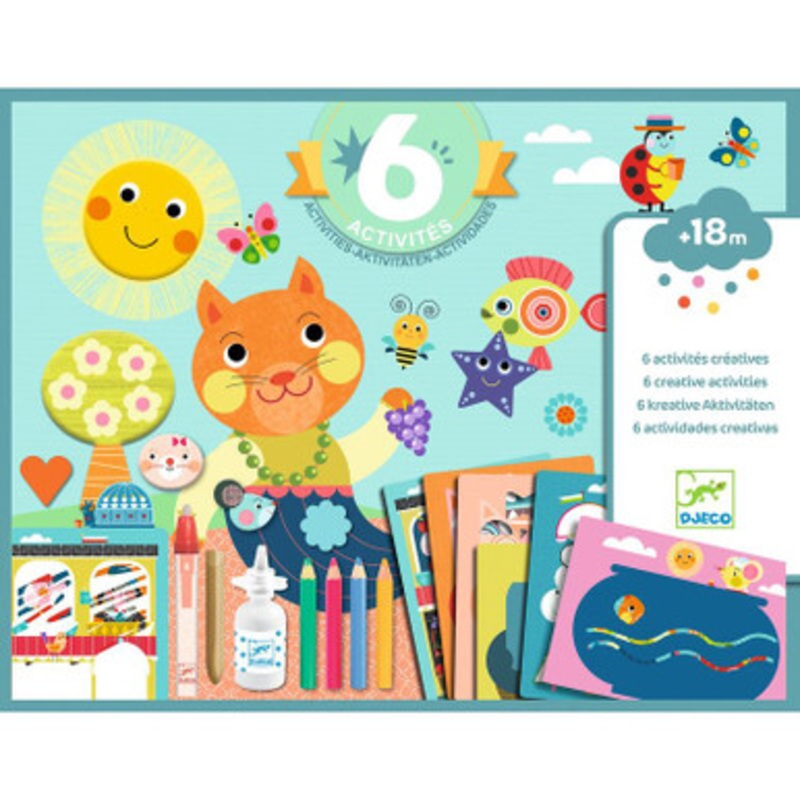 Djeco – The Cat & His Friends Multi Craft Kit