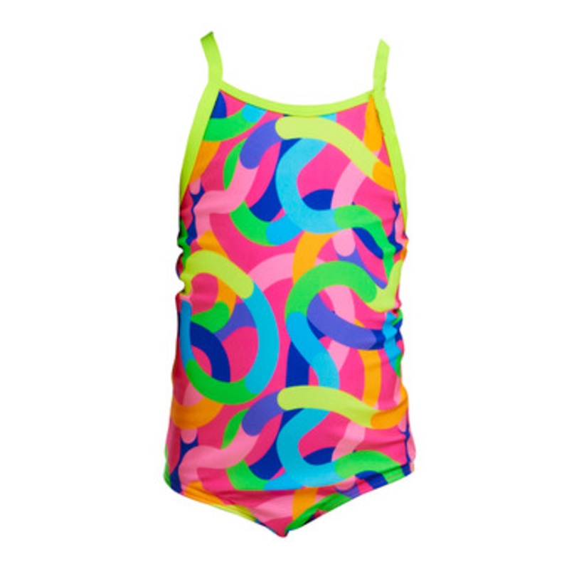 Funkita – Toddler Girls One Piece Swimmers – Curly Wurly