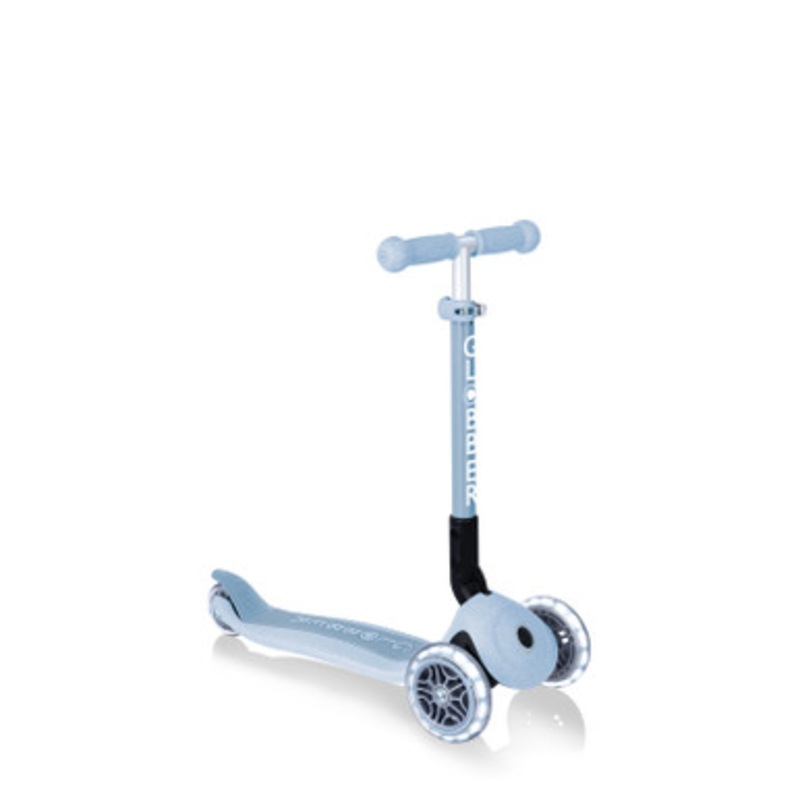 Globber ECOLOGIC JUNIOR FOLDABLE LIGHTS 3 Wheel Scooter – Blueberry