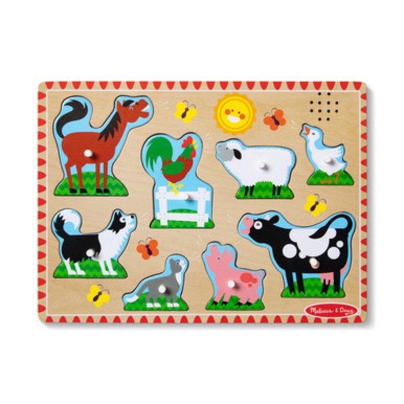 Melissa & Doug – Farm Animals Sound Puzzle
