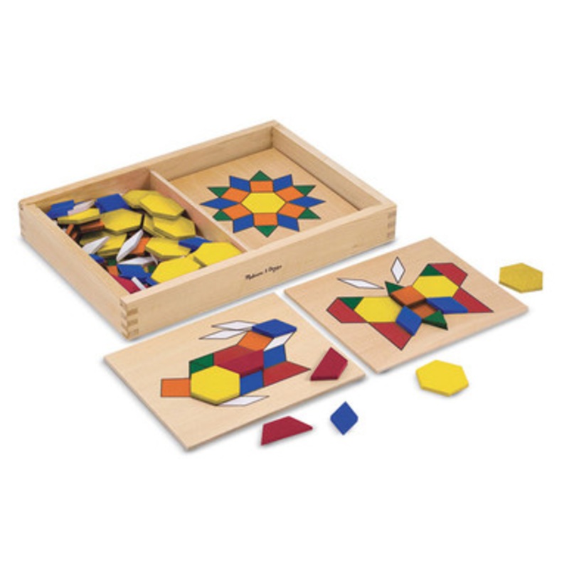 Melissa & Doug – Pattern Blocks & Board