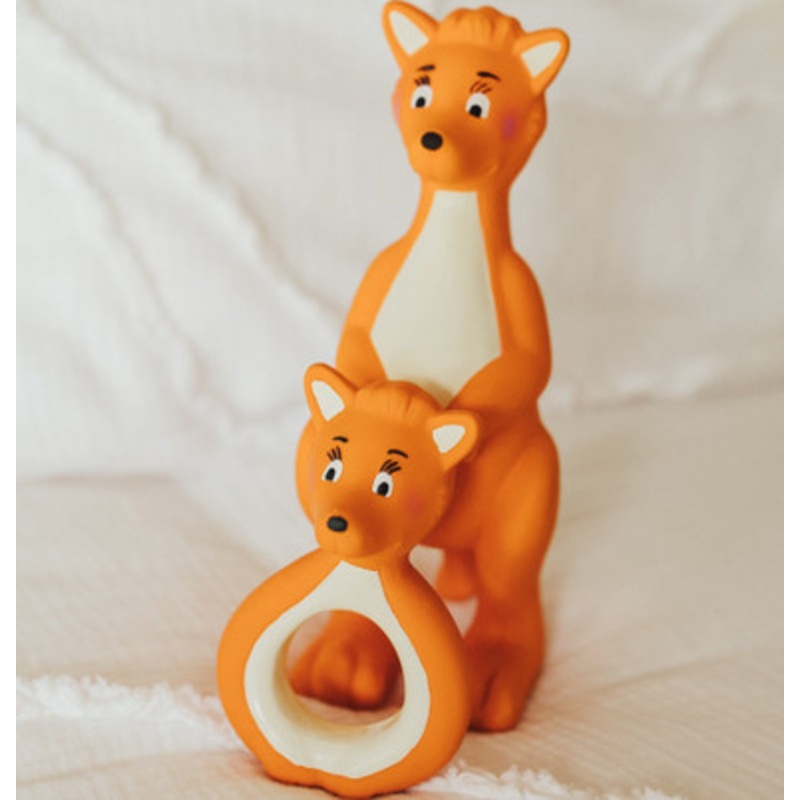 Mizzie the Kangaroo Nurturing Babies 100% Natural Rubber Teethers Gift Set