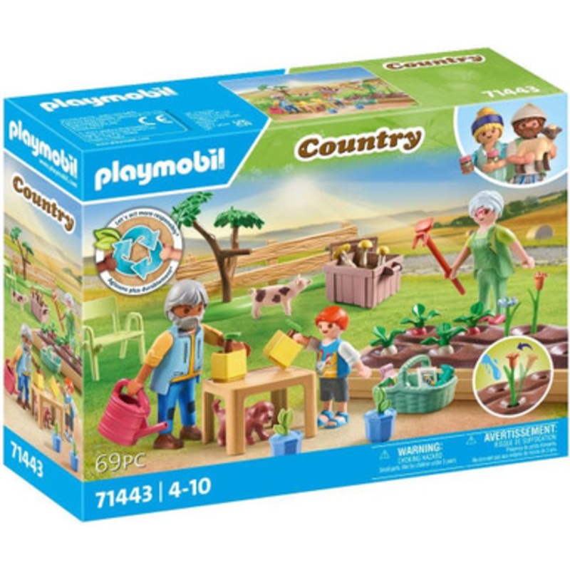 Playmobil Country – Idyllic Vegetable Garden with Grandparents 71443