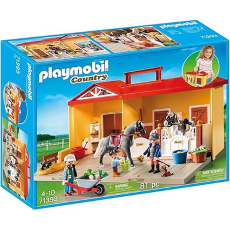 Playmobil Country – Take along Horse Centre 71393