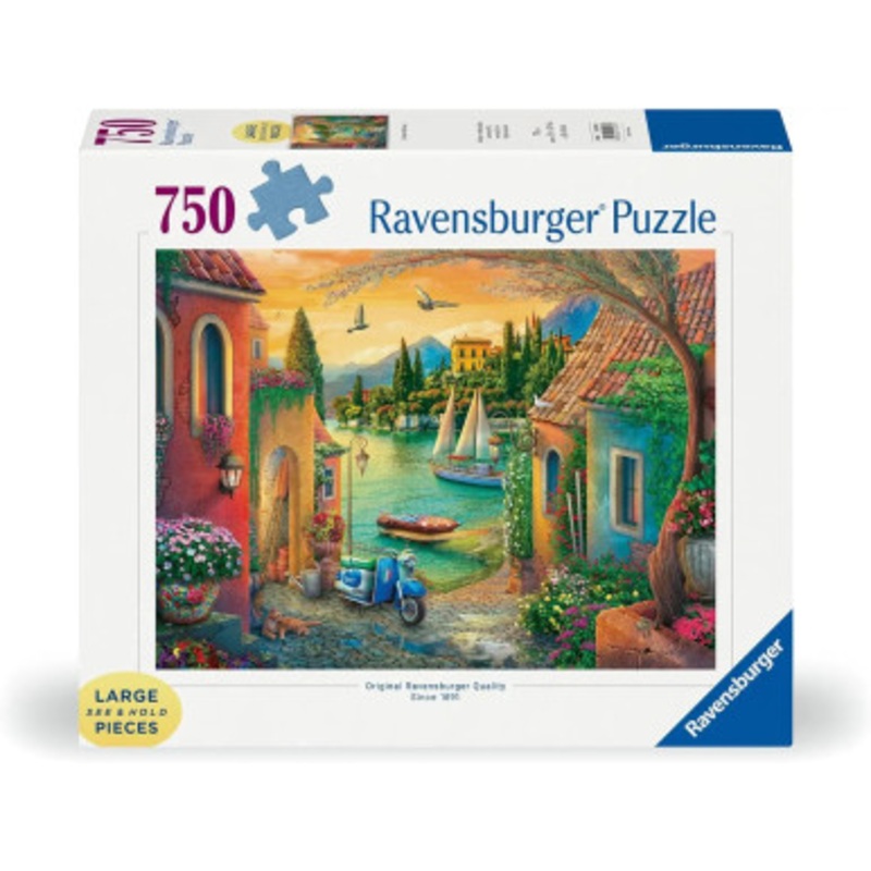 Ravensburger 750pc – European Villa Views Art & Soul Square Puzzle
