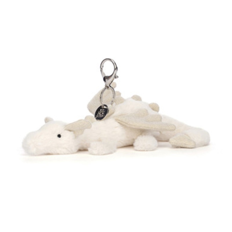 Jellycat – Snow Dragon Bag Charm