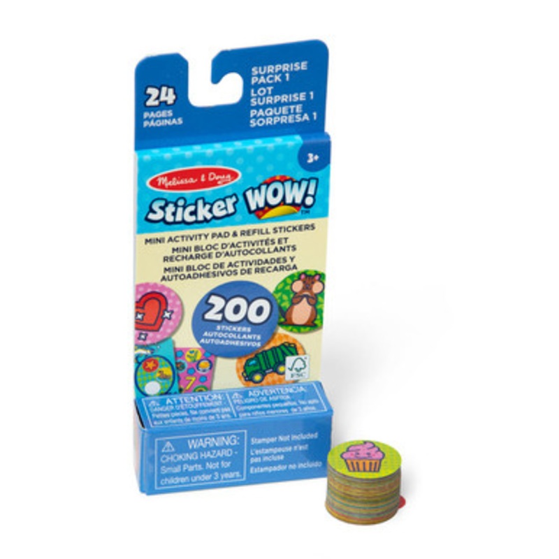 Melissa & Doug – Sticker WOW! Refill Stickers – Surprise Pack