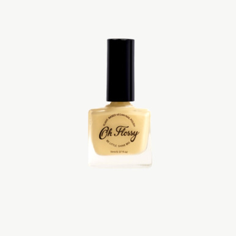 Oh Flossy Nail Polish – Cheerful – Pastel Yellow