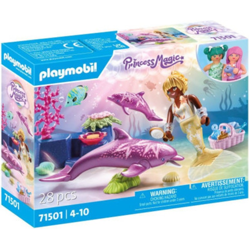Playmobil – Princess Magic –  Mermaid with Dolphins 71501