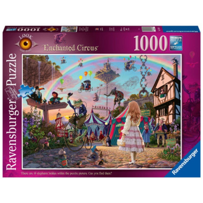 Ravensburger 1000pc – Look & Find No.2: Enchanted Circus Puzzle