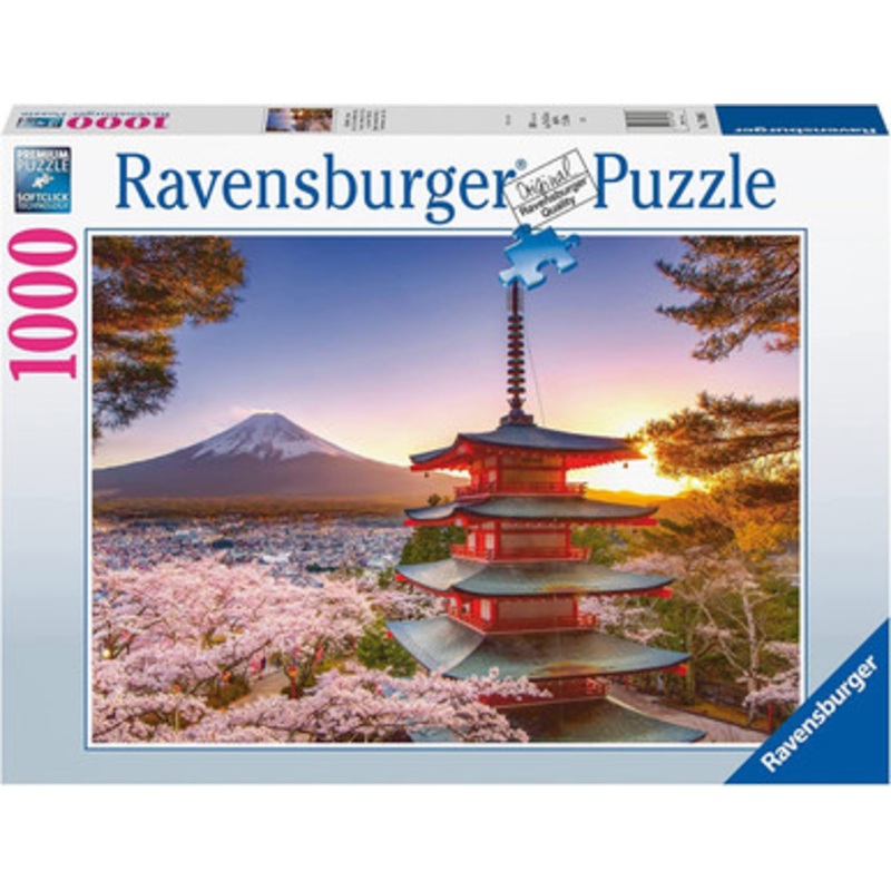 Ravensburger 1000pc – Mount Fuji Cherry Blossom Puzzle v2