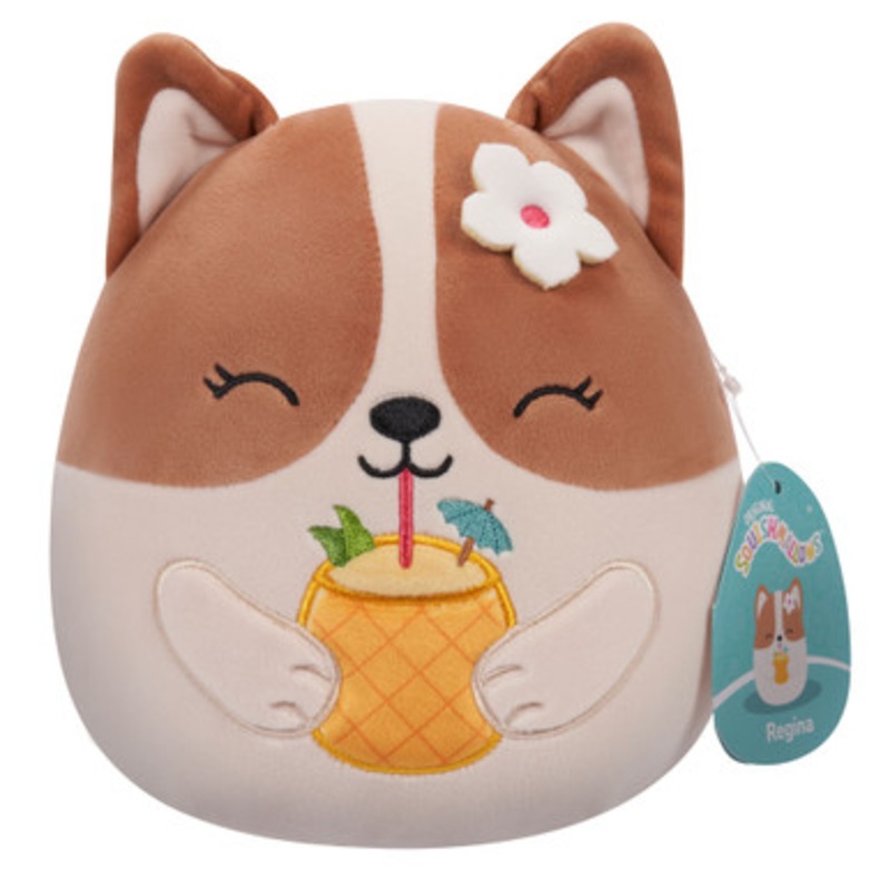 Squishmallows 7.5 inch – Regina Brown And White Corgi