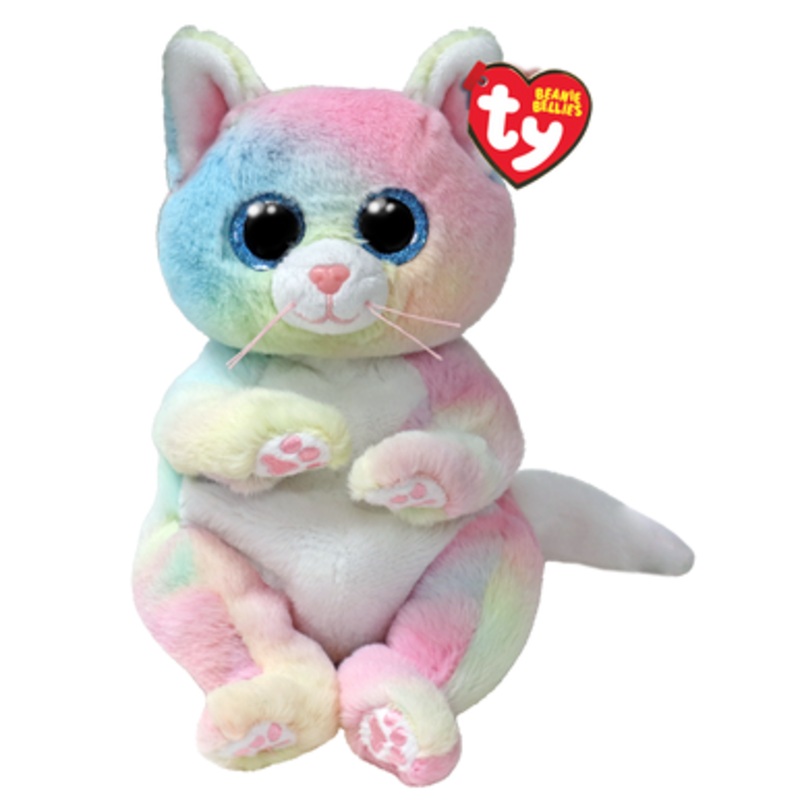 TY Beanie Bellies Regular – Jenni the rainbow Cat