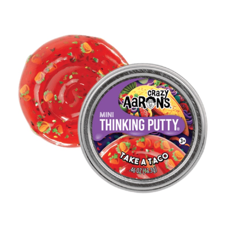 Crazy Aaron’s Mini Thinking Putty – Take a Taco 2 Tin
