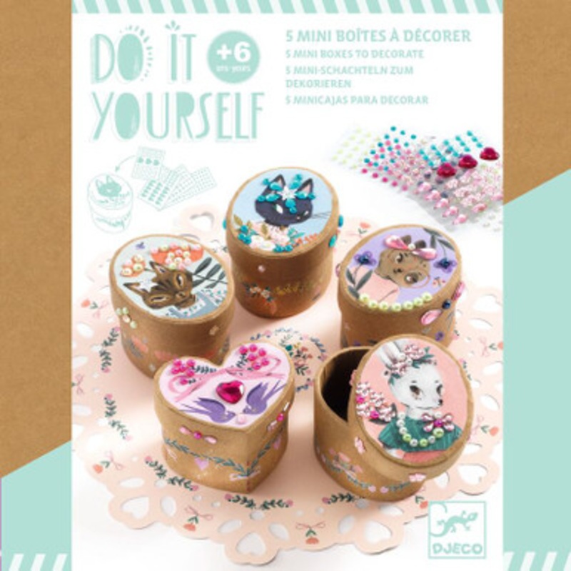 Djeco Do It Yourself – Adorable Mini Boxes