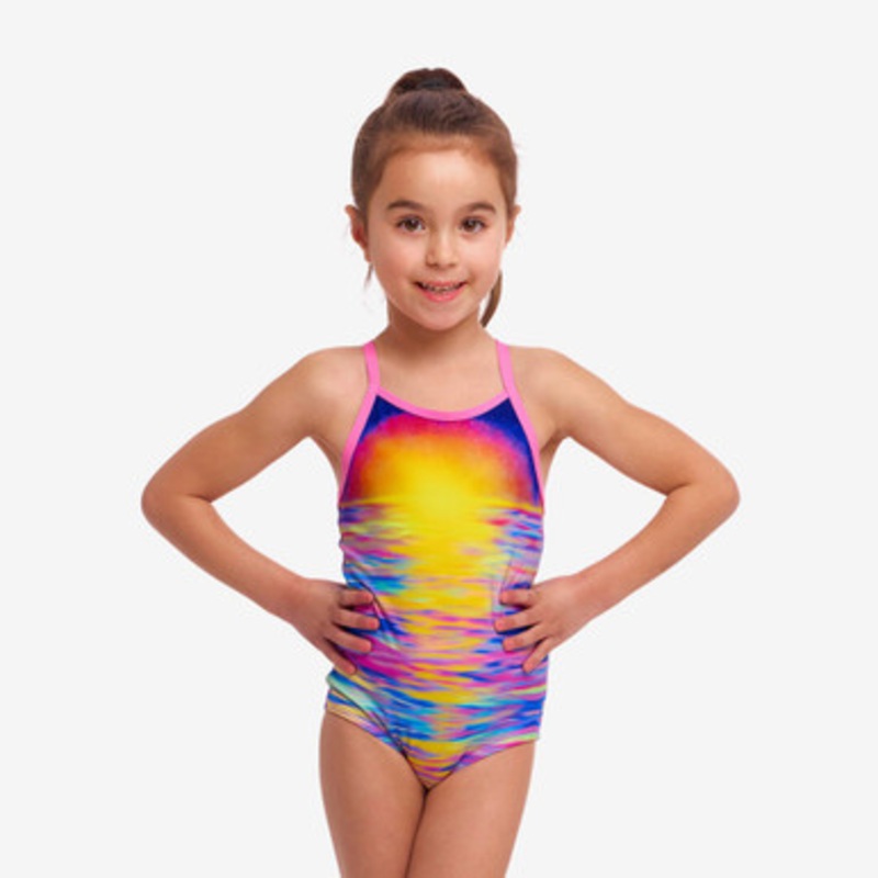 Funkita – Toddler Girls One Piece Swimmers – Darkinjung Sunset