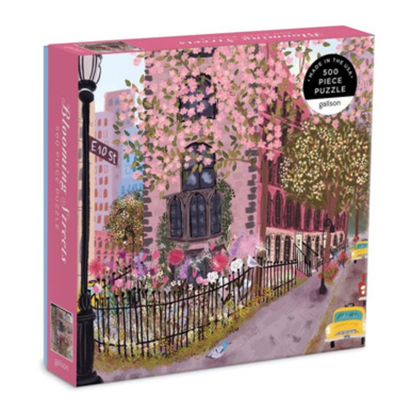 Galison 500pc –  Joy Laforme Blooming Streets Puzzle